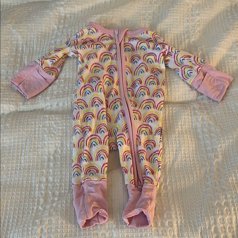 Rainbow Patterned Kids One Piece
